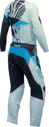 THOR Women's Sector Split Jersey - Starlight Blue/Black - XS 2911-0288