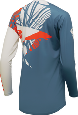 THOR Women's Sector Split Jersey - Blue Steel/Vintage White - XS 2911-0294