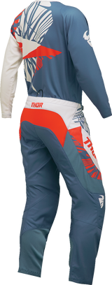 THOR Women's Sector Split Jersey - Blue Steel/Vintage White - Small 2911-0295