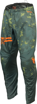THOR Youth Sector DIGI Pants - Green/Charcoal - 28 2903-2420