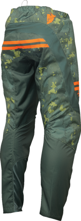 THOR Youth Sector DIGI Pants - Green/Charcoal - 28 2903-2420