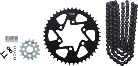 VORTEX CK4103 Chain and Sprocket Kit - GFRS - Black - Kawasaki Ninja ZX-6R | Street