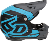 6D HELMETS ATR-2 Helmet - Torque - Cyan/Gray - Medium 12-3236
