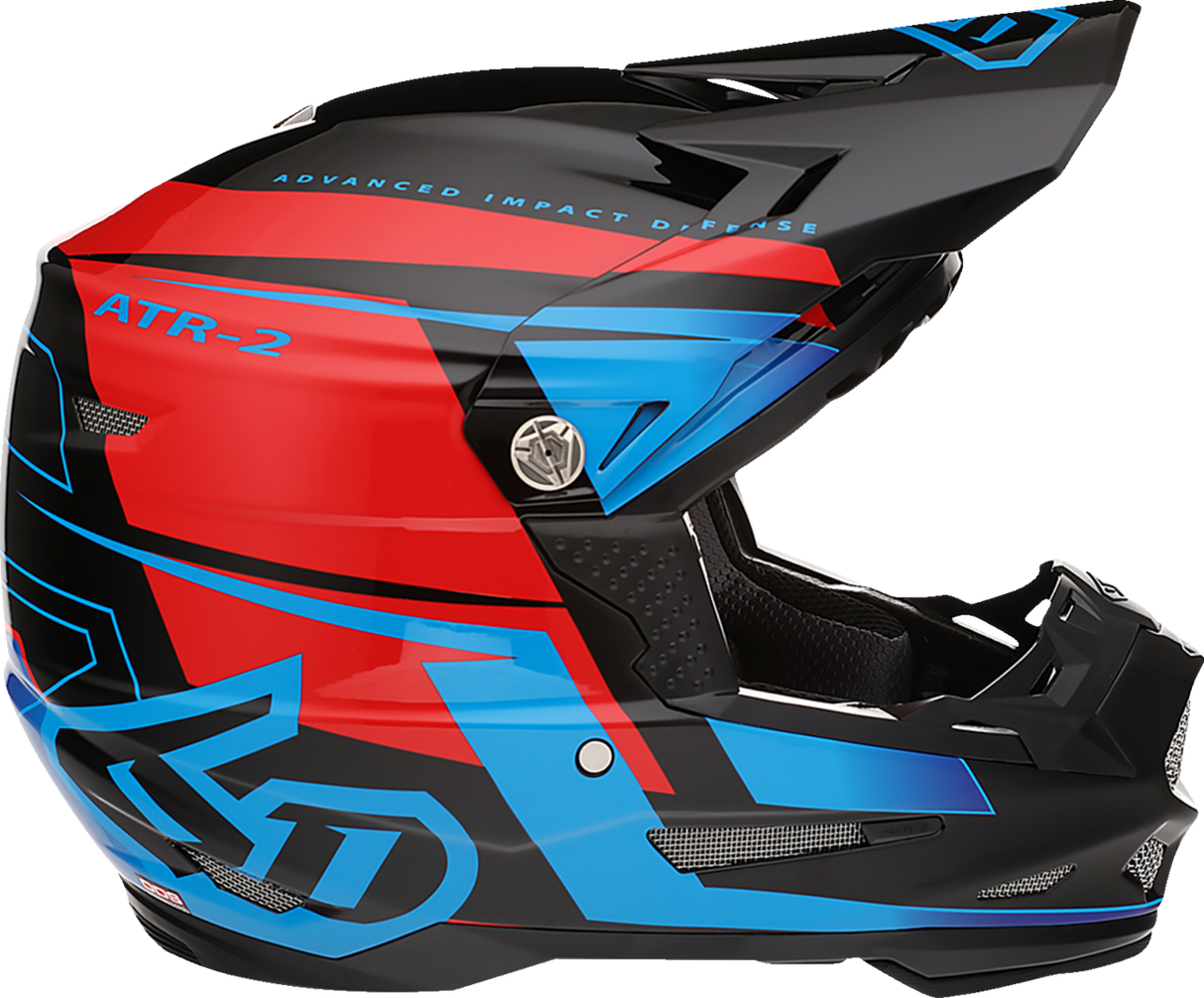 6D HELMETS ATR-2 Helmet - Mach - Blue/Red/Black - Small 12-3315