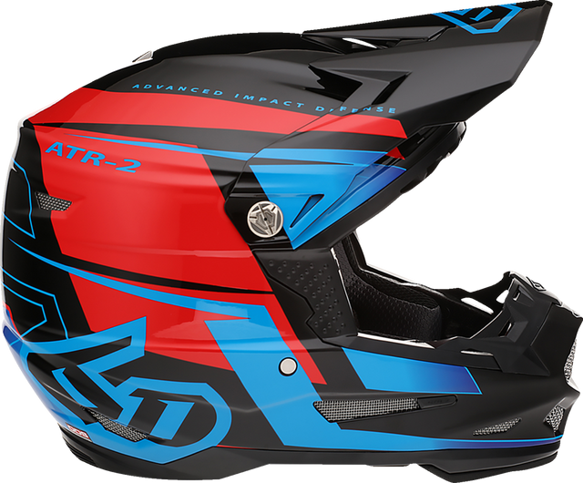 6D HELMETS ATR-2 Helmet - Mach - Blue/Red/Black - Small 12-3315