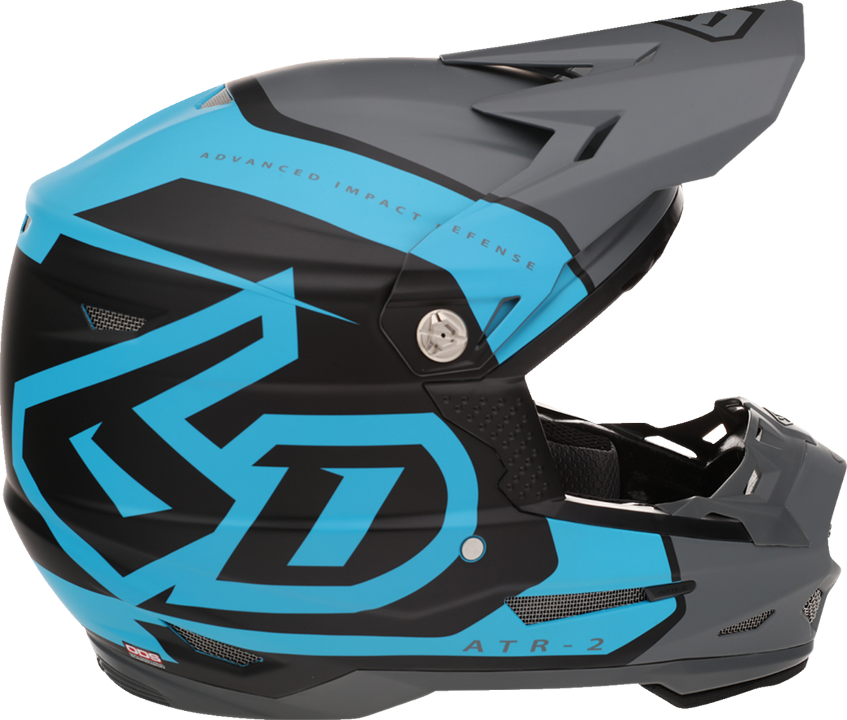 6D HELMETS ATR-2 Helmet - Torque - Cyan/Gray - 2XL 12-3239