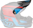6D HELMETS ATR-2 Visor - Mach - Black/Red/Blue 72-6117