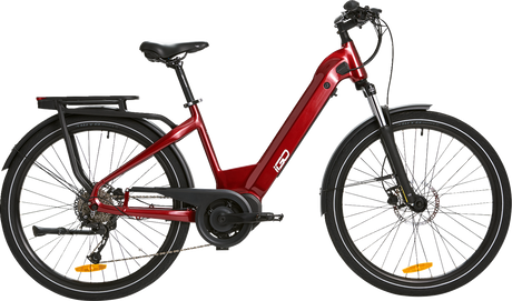 IGO ELECTRIC BIKES Discovery Rosemont LS E-Bike - Burgundy - Step Through 100-212-000 - Cycle City Outdoors