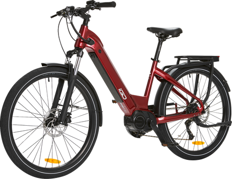 IGO ELECTRIC BIKES Discovery Rosemont LS E-Bike - Burgundy - Step Through 100-212-000 - Cycle City Outdoors