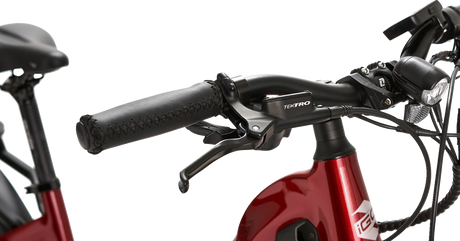IGO ELECTRIC BIKES Discovery Rosemont LS E-Bike - Burgundy - Step Through 100-212-000 - Cycle City Outdoors