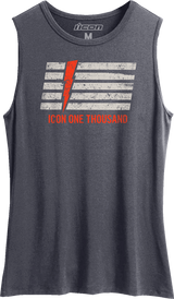 ICON Women's Invasion Stripe™ Tank Top - Antique Denim - XS 3031-4217