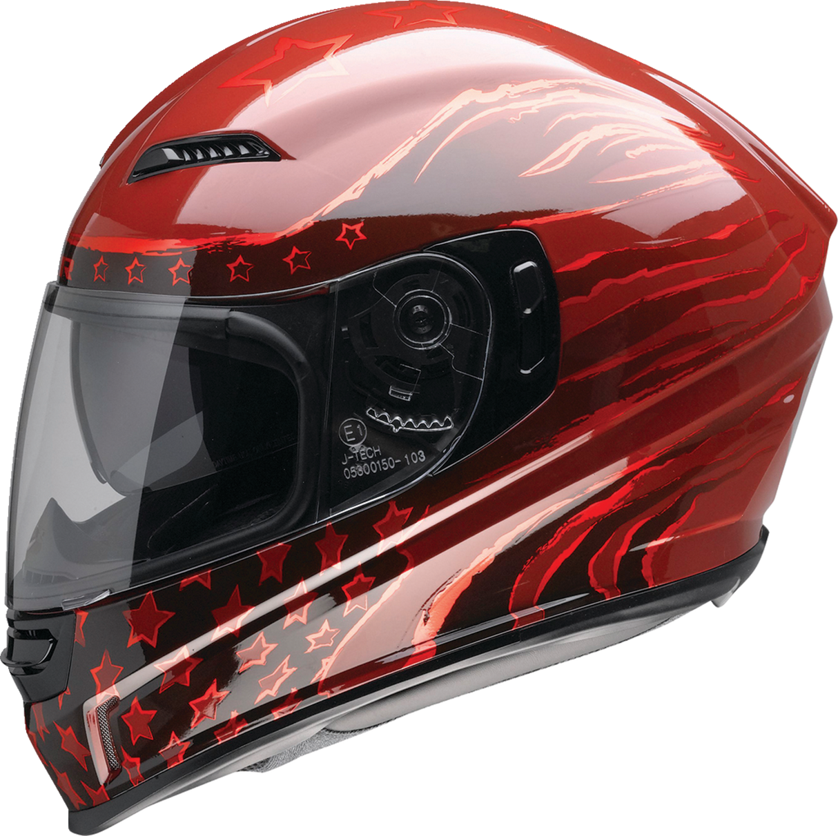 Z1R Jackal Helmet - Patriot - Red - L