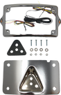 KODLIN USA License Plate Kit - Amber/Red/White - Chrome KUS20351