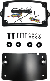 KODLIN USA License Plate Kit - Amber/Red/White - Black KUS20300