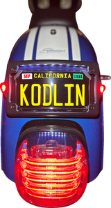 KODLIN USA License Plate Kit - Amber/Red/White - Black KUS20350