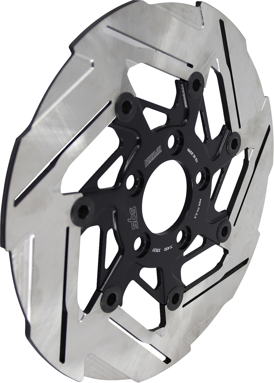 SBS Brake Rotor Designed by Kodlin, Rear - 7145D (Harley-Davidson FXDB Street Bob / FXDF Fat Bob / FLD Switchback 2004–2025)