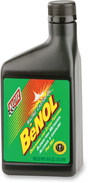 Klotz Be'NOL racing castor oil bottle on a white background