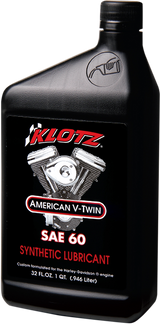 KLOTZ OIL V Twin Synthetic Oil - 60W - 1 U.S. quart KH-60