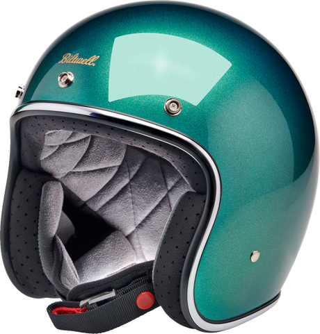 BILTWELL Bonanza Helmet - Metallic Catalina Green - Small 1001-358-202