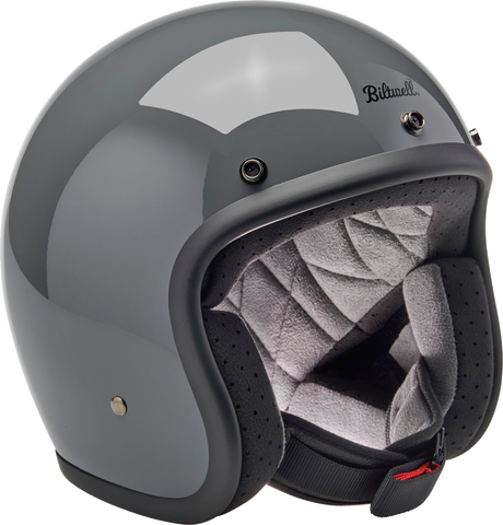 BILTWELL Bonanza Helmet - Gloss Storm Gray - Small 1001-165-202