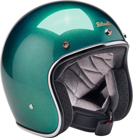 BILTWELL Bonanza Helmet - Metallic Catalina Green - Small 1001-358-202