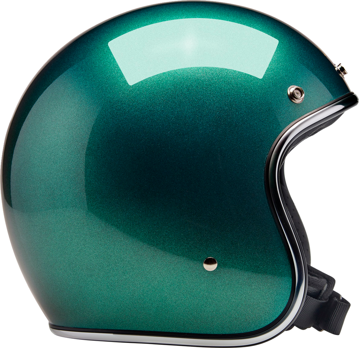 BILTWELL Bonanza Helmet - Metallic Catalina Green - XS 1001-358-201