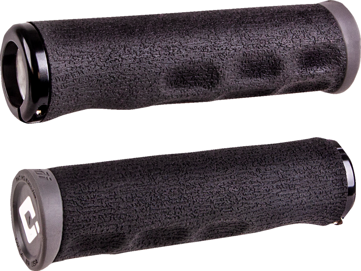 ODI F-1 Series v2.1 Grips - Lock-On - Tinker Juarez Signature Dread Lock - Black D36DLB-B