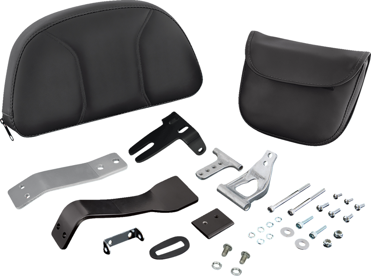 SHOW CHROME Grande Backrest - Driver - Black - Can-Am RT '10-'19 41-168AG