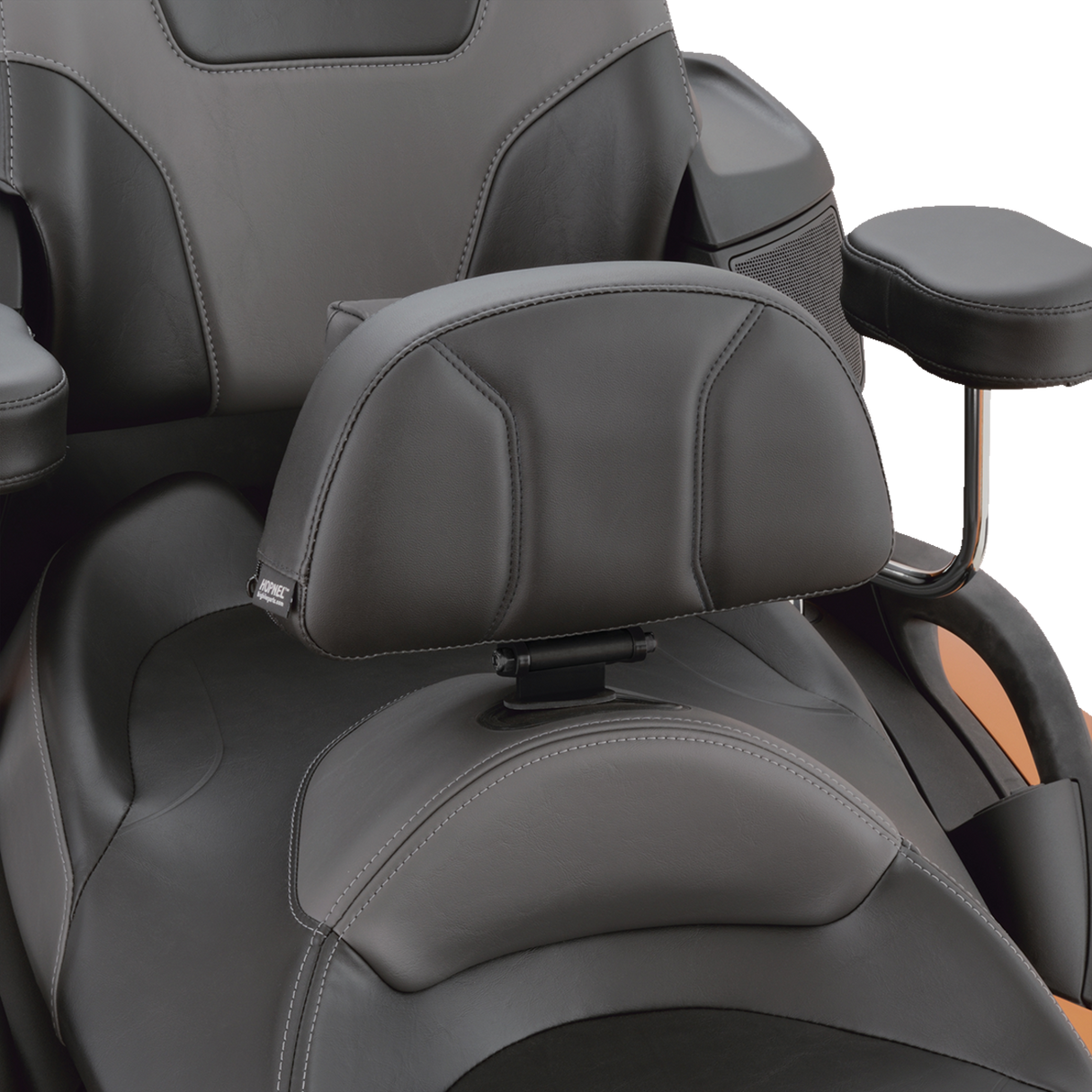 SHOW CHROME Grande Backrest - Driver - Black - Can-Am RT '10-'19 41-168AG