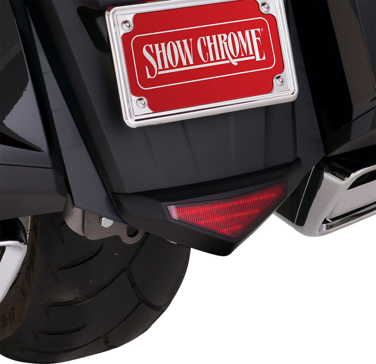 SHOW CHROME Lower Trim Light - Rear Fender - Black - GL1800 52-972BK