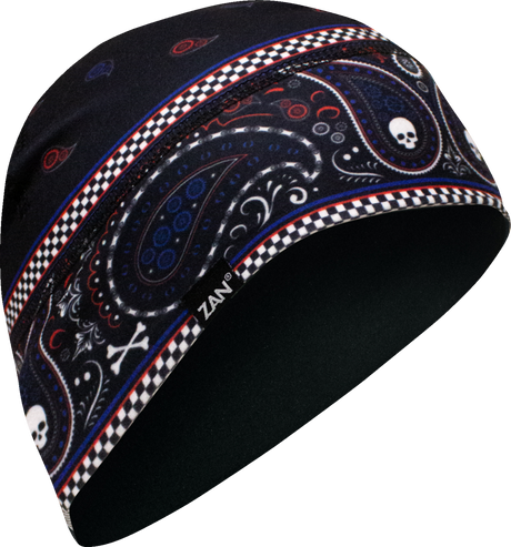 ZAN HEADGEAR SportFlex? Helmet Liner - Classic Bandanna - Red/White/Blue WHLL148