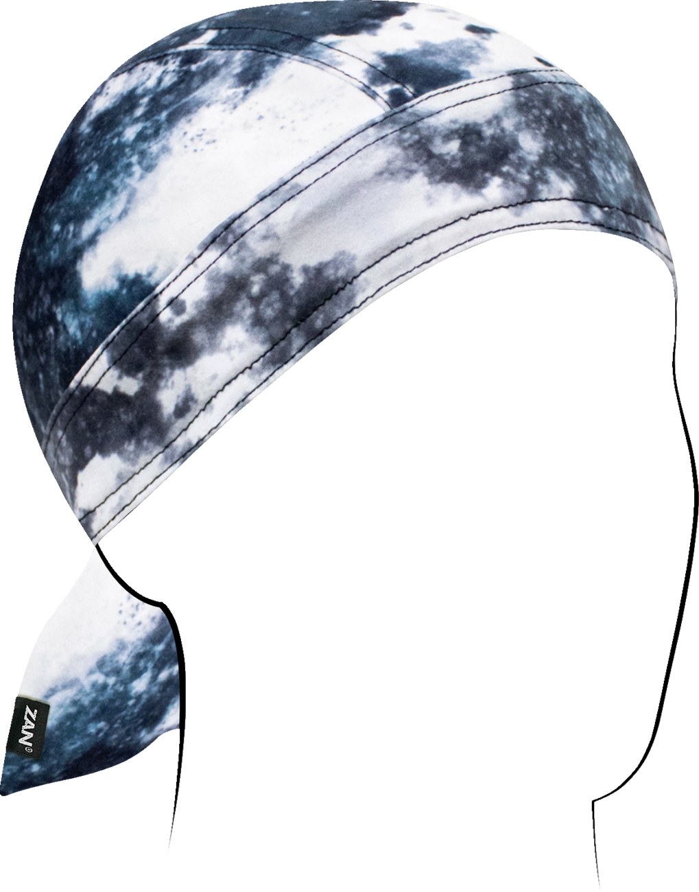 ZAN HEADGEAR Flydanna? Sportflex? - Tie Dye - Black/White ZL153