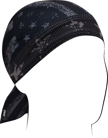 ZAN HEADGEAR Flydanna? Sportflex? - Carbon Fiber Distressed Flag ZL161