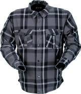 Z1R Flannel Shirt - Gray - Large 3040-3287