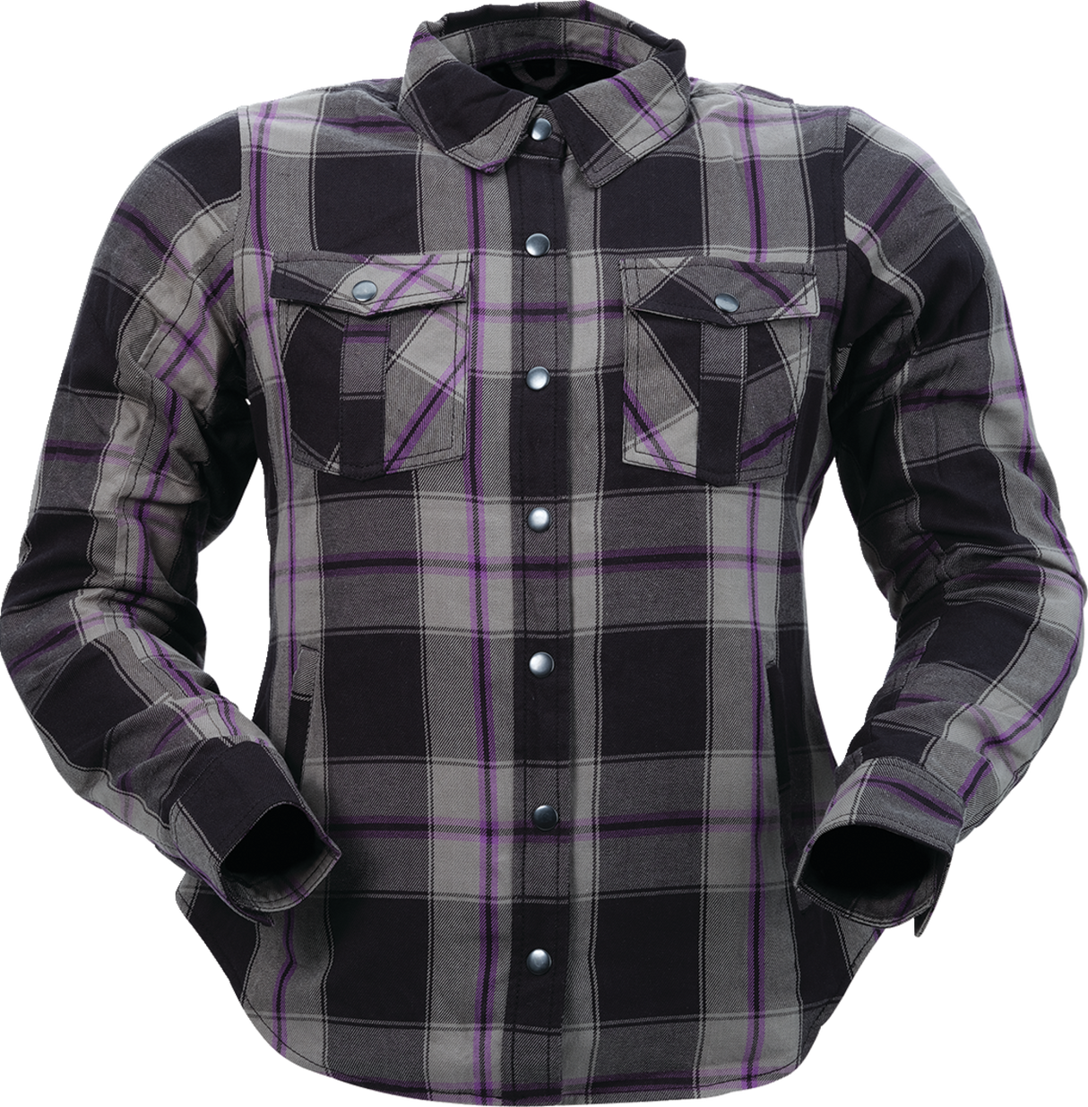 Z1R Women's Flannel Shirt - Purple - Large 3041-0679