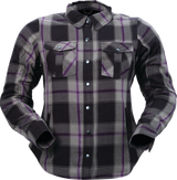 Z1R Women's Flannel Shirt - Purple - XL 3041-0680