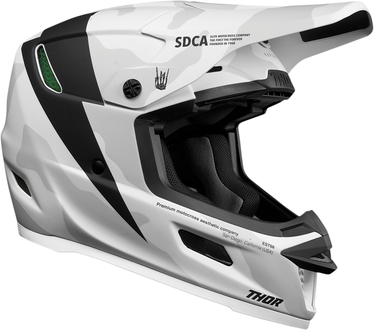 Thor Reflex Helmet - Cast - ECE - MIPS? - White/Black - Small 0110-7021 - Cycle City Outdoors