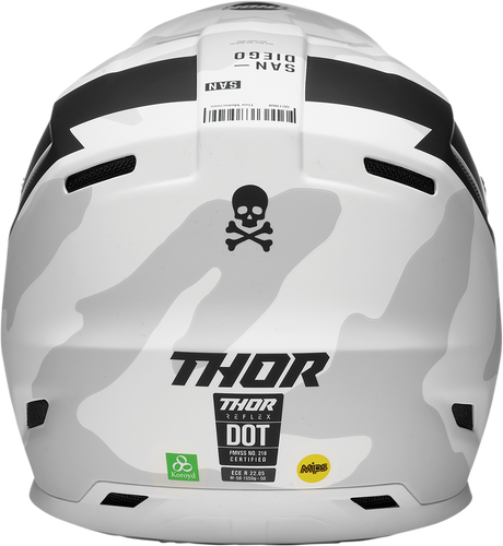 Thor Reflex Helmet - Cast - ECE - MIPS? - White/Black - XS 0110-7020 - Cycle City Outdoors