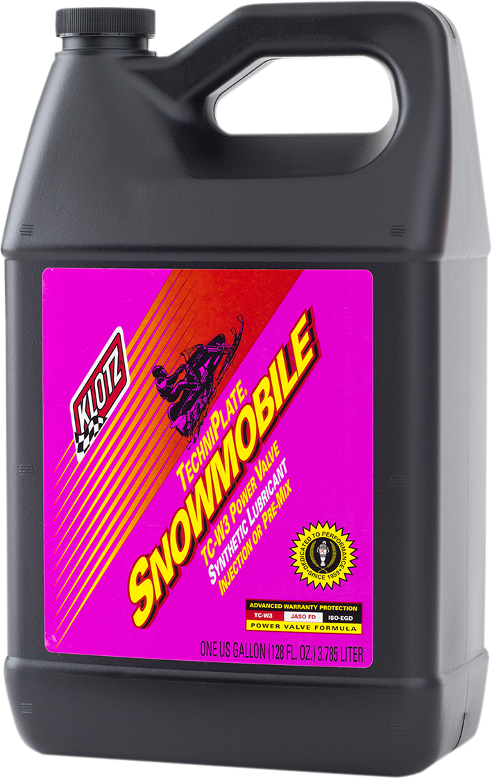 KLOTZ OIL Snowmobile TechniPlate® Synthetic 2-Stroke Oil - 1 U.S. gal. KL-216