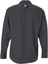 THROTTLE THREADS Drag Specialties Flannel Shirt - Charcoal - XL DRG24S82CHXR - Cycle City Outdoors