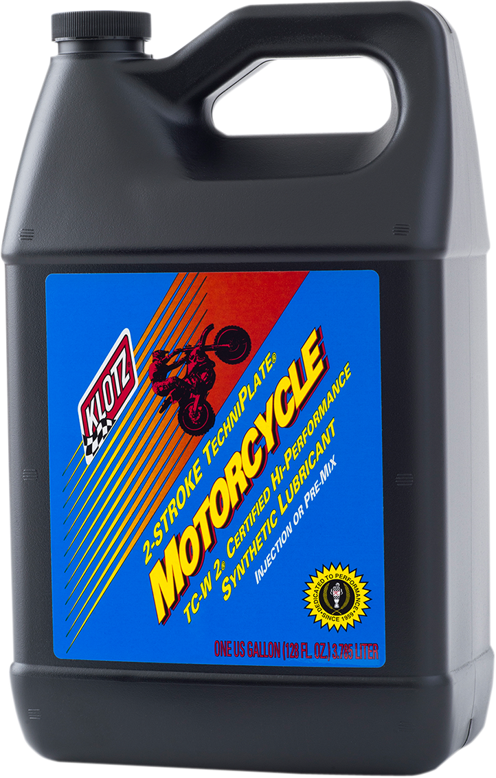 KLOTZ OIL TechniPlate? Synthetic TCW-2 2-Stroke Oil - 1 U.S. gal. KL-301