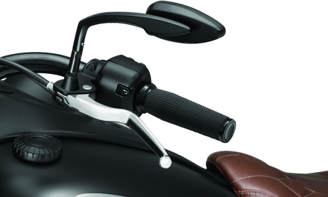 Kuryakyn Thresher Grips 18-Up Indian Models Black - Cycle City Outdoors