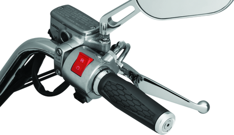 Kuryakyn Hex Grips 1inch Universal Chrome - Cycle City Outdoors
