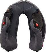 AGV K6/K6 S Cheek Pads - Black/Gray - 2XL 20185000456192X