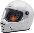 BILTWELL Lane Splitter Helmet - Gloss White - Small 1004-104-502