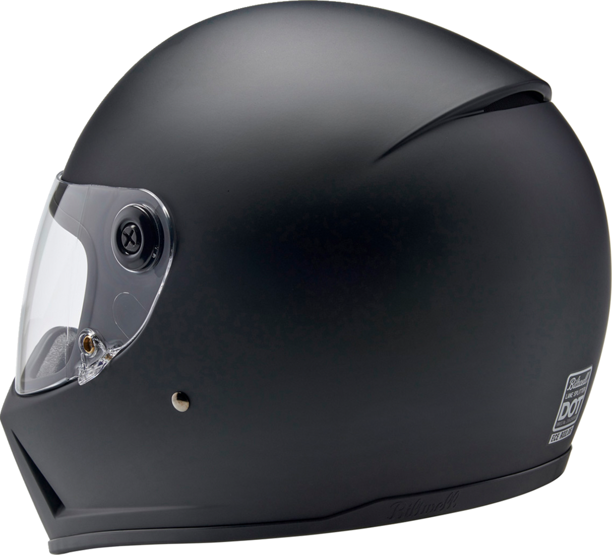 BILTWELL Lane Splitter Helmet - Flat Black - Large 1004-201-504