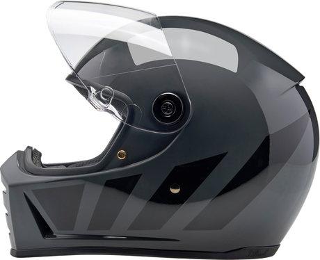 BILTWELL Lane Splitter Helmet - Storm Gray Inertia - Large 1004-569-504