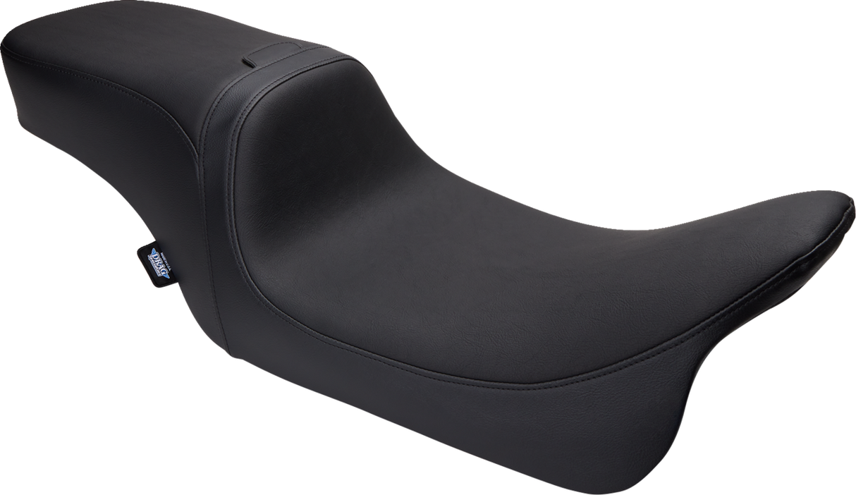 DRAG SPECIALTIES Predator 2-Up Seat - Vinyl - Smooth - w/o Backrest - FLH/FLTR '08-'23 0801-1499 - Cycle City Outdoors