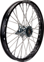MOOSE RACING Wheel Assembly - SX-1 - Complete - Front - Black Wheel/Gray Hub - 21x1.6 - Gas Gas MF-16021-BKGY - Cycle City Outdoors