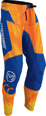 MOOSE RACING Qualifier Pant - Orange/Blue - 28 2901-10819 - Cycle City Outdoors